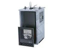 печь для бани изистим сочи м2 premium в 3-х ст.кожухе из тальк. закр.верх (вх.с тыльн.стор.) под ггу