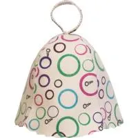 шапка для бани с орнаментом в ассортименте, банные штучки