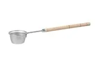 ковш из алюминия "скиф" с деревянной ручкой для сауны, 250 мл. банный перец