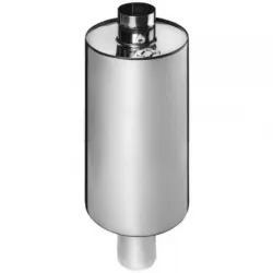 бак термофор самоварного типа, 60 л, нержавеющий (aisi 430/0,8 мм), ф150 мм, эллипс