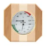 термометр с гигрометром банная станция очки квадрат, ольха, th-21-c, 212f, банный эксперт
