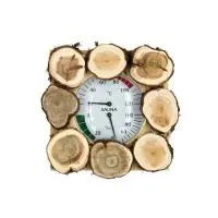 термометр с гигрометром банная станция квадрат можжевел. (натур.форма) th-11jn, 212f, банный эксперт