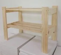 стеллаж - этажерка 2 полки 45х64х32см для обуви, пэм