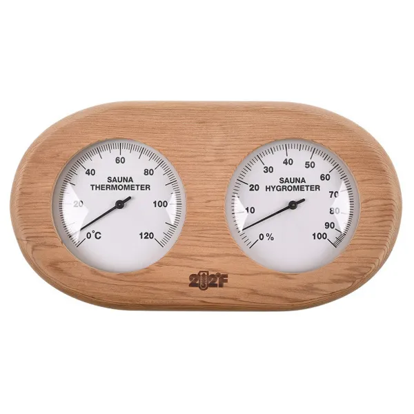 термометр с гигрометром банная станция очки овал канадский кедр, th-20-r, 212f, банный эксперт